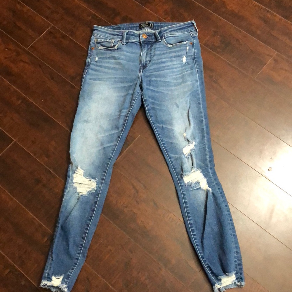 Harper low rise ankle jeans